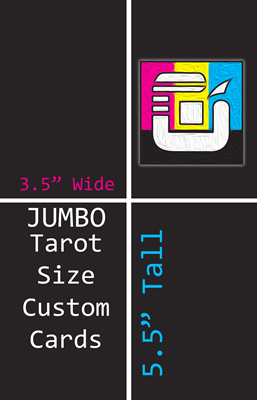 Jumbo Tarot Size Custom Card Decks (3.5"x5.5")