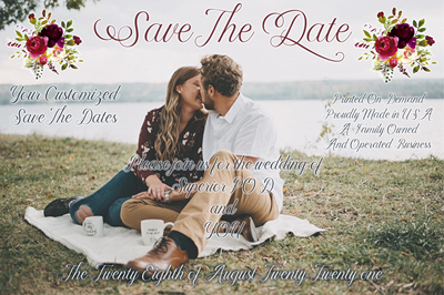4"x6" Save The Dates (Your Design)