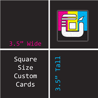 Square Size Custom Card Decks (3.5"x3.5")
