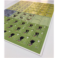 1" Square Game Counters with Rounded Corners