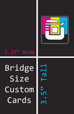 Bridge Size Custom Card Decks (2.25"x3.5")