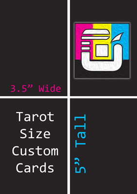 Tarot Size Custom Card Decks (3.5"x5")
