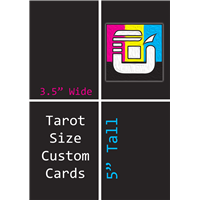 Tarot Size Custom Card Decks (3.5&quot;x5&quot;)