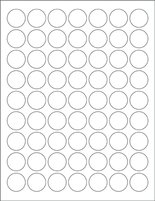 1" Sticker Sheet