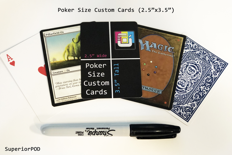 Affordable Custom Printed Poker Cards – Print On Demand