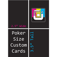 Poker Size Custom Card Decks (2.5"x3.5")