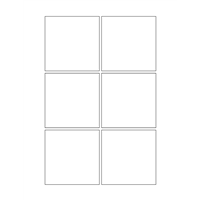 3" Square (6 Per Sheet)
