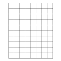 1" Square (80 Per Sheet)